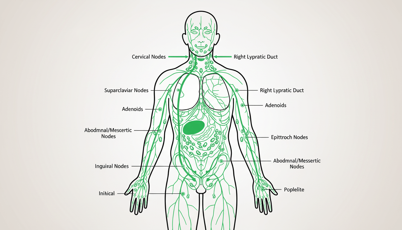 Lymphe Anatomie des menschlichen Lymphsystems – Lymphknoten und Lymphgefäße